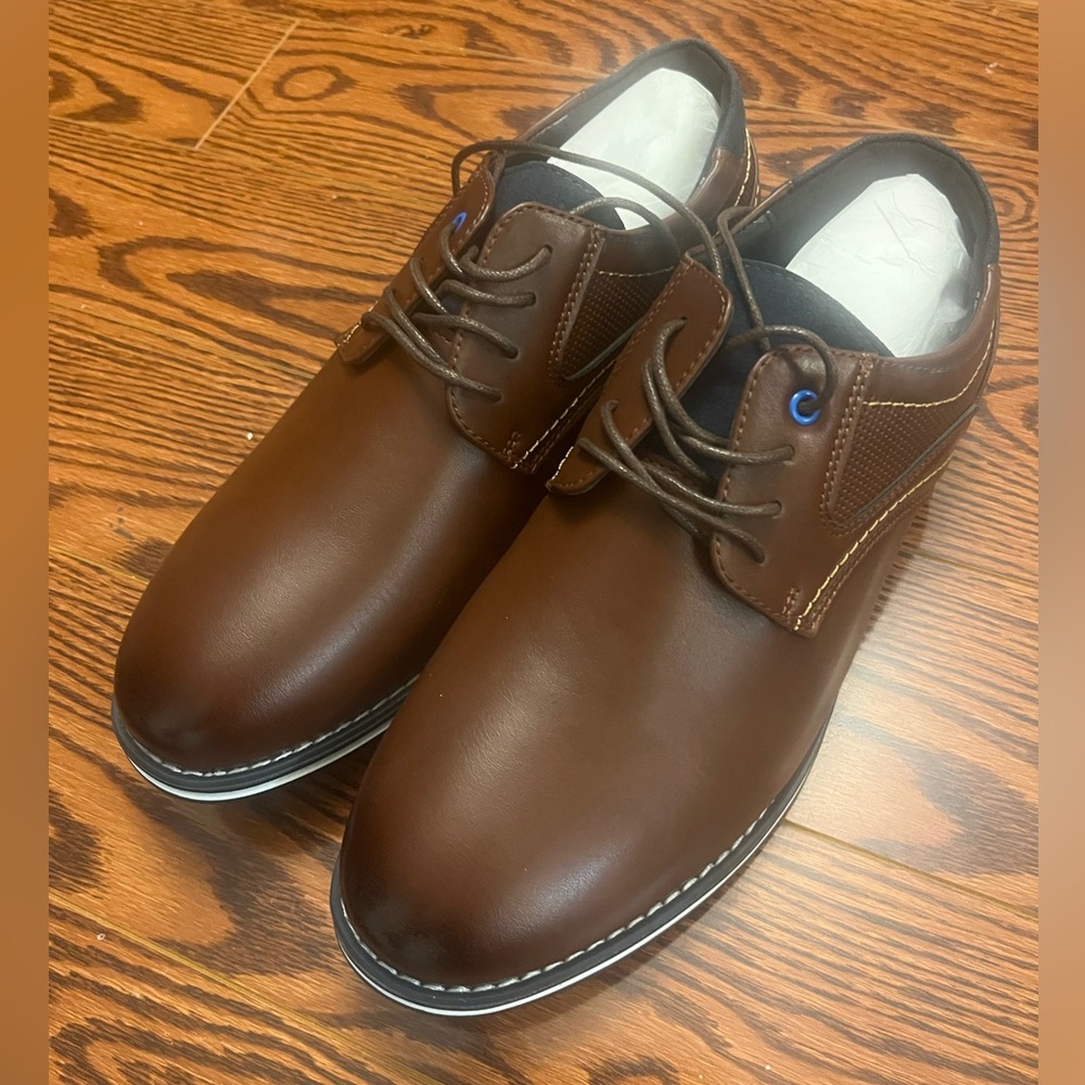 Brown men’s dress shoes